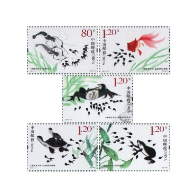 2013-13《小蝌蚪找妈妈》特种邮票  小蝌蚪找妈妈邮票套票
