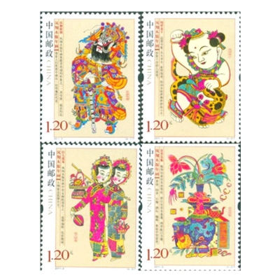 2011-2《凤翔木版年画》特种邮票  凤翔木版年画邮票套票