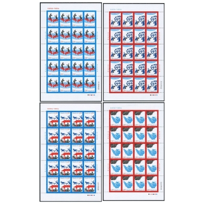 2010-20《民间传说——牛郎织女》特种邮票  民间传说——牛郎织女邮票大版票