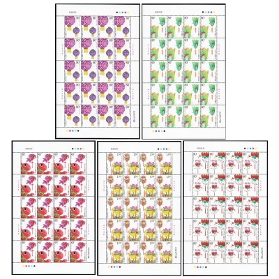 2006-3《民间灯彩》特种邮票  民间灯彩邮票大版票