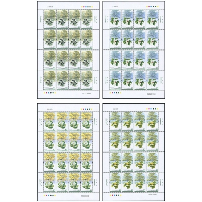 2006-5《孑遗植物》特种邮票  孑遗植物邮票大版票