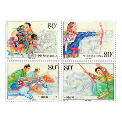 2003-16《少数民族传统体育》特种邮票