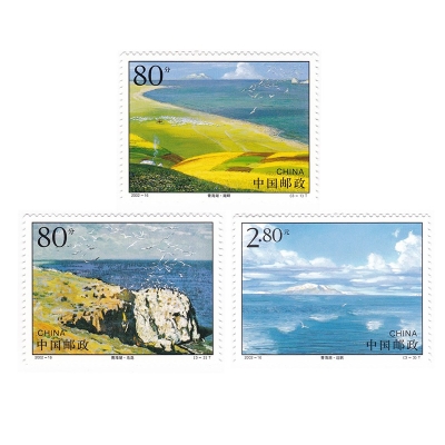 2002-16《青海湖》特种邮票  青海湖邮票套票